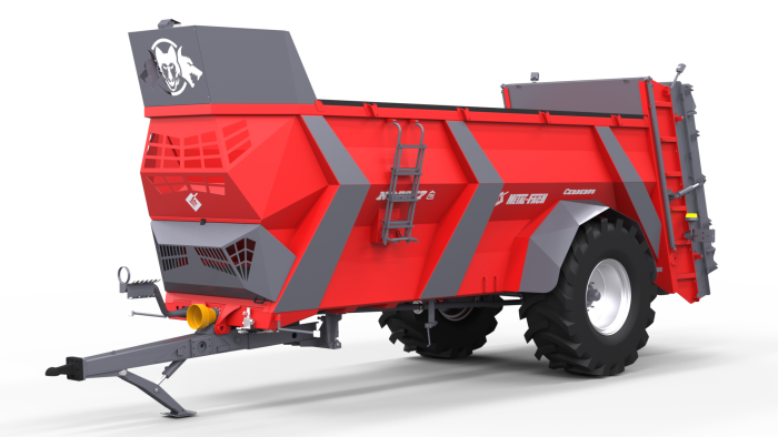 Rozrzutnik obornika jednoosiowy N277 CERBERUS Metal-Fach