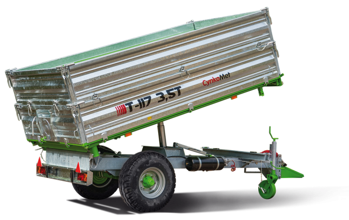 Przyczepa rolnicza T117 Cynkomet