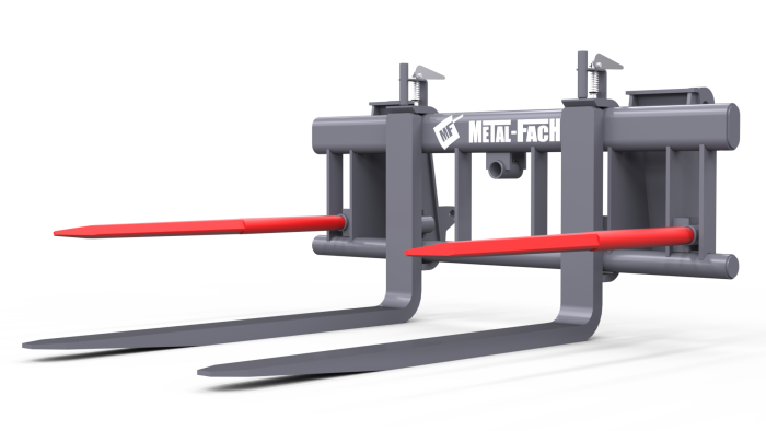 Widły przesuwane do palet kombinowane z bolcami Metal-Fach