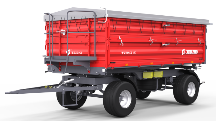Przyczepa rolnicza dwuosiowa T710 Metal-Fach