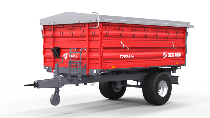 Przyczepa rolnicza jednoosiowa T703 Metal-Fach