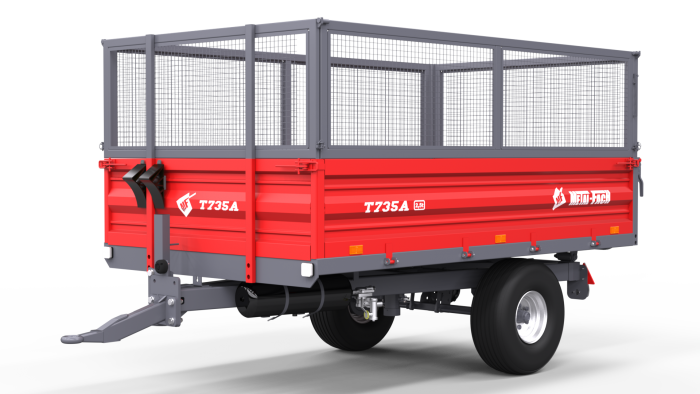 Przyczepa rolnicza jednoosiowa T735 Metal-Fach