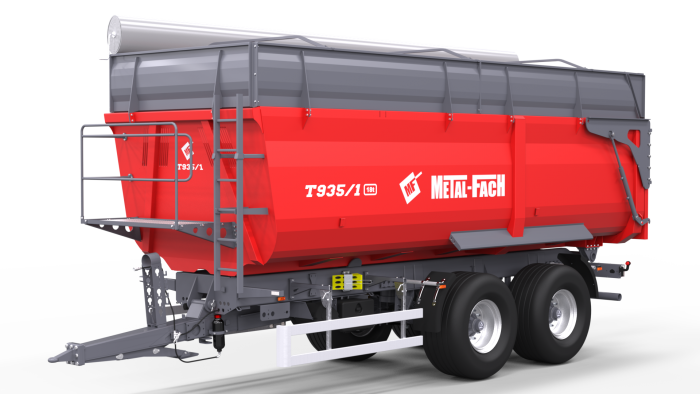 Przyczepa skorupowa Tandem T935 Metal-Fach