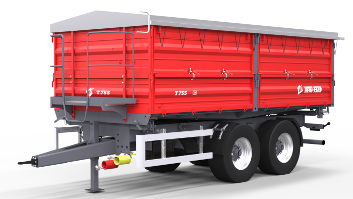 Przyczepa rolnicza tandem T755 Metal-Fach