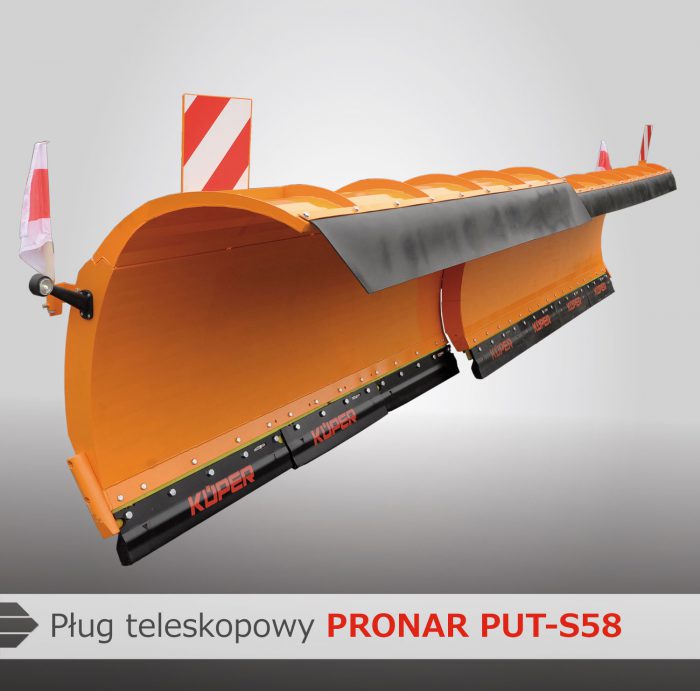 Pług teleskopowy PUT-S58 Pronar
