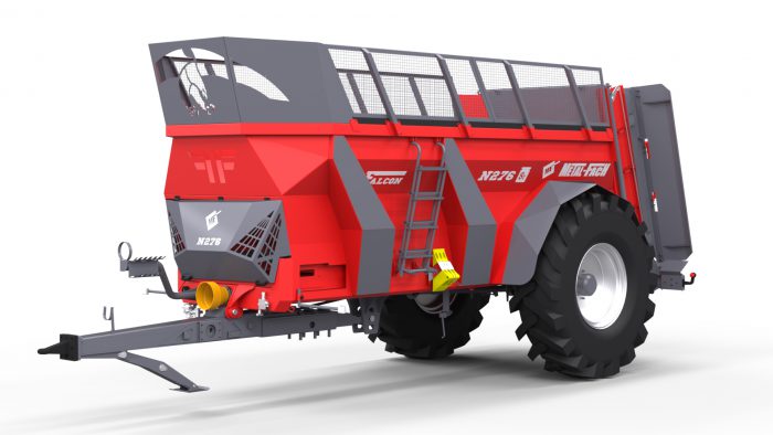 Rozrzutnik obornika jednoosiowy N276 FALCON Metal-Fach