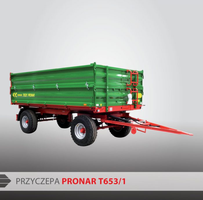 Przyczepa rolnicza dwuosiowa PRONAR T653 T653/1 T653/2