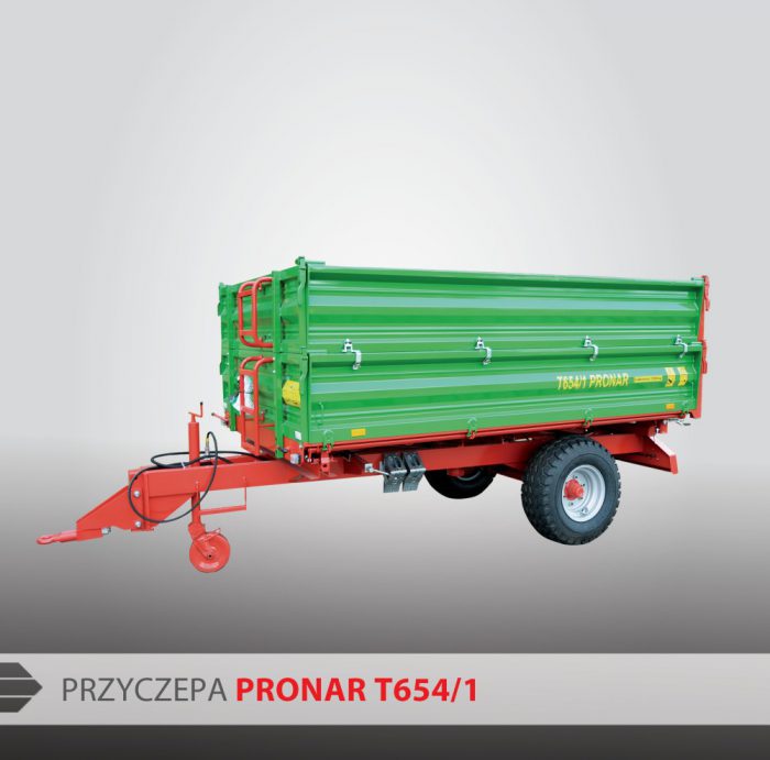 Przyczepa rolnicza jednoosiowa PRONAR T654 T654/1 T654/2