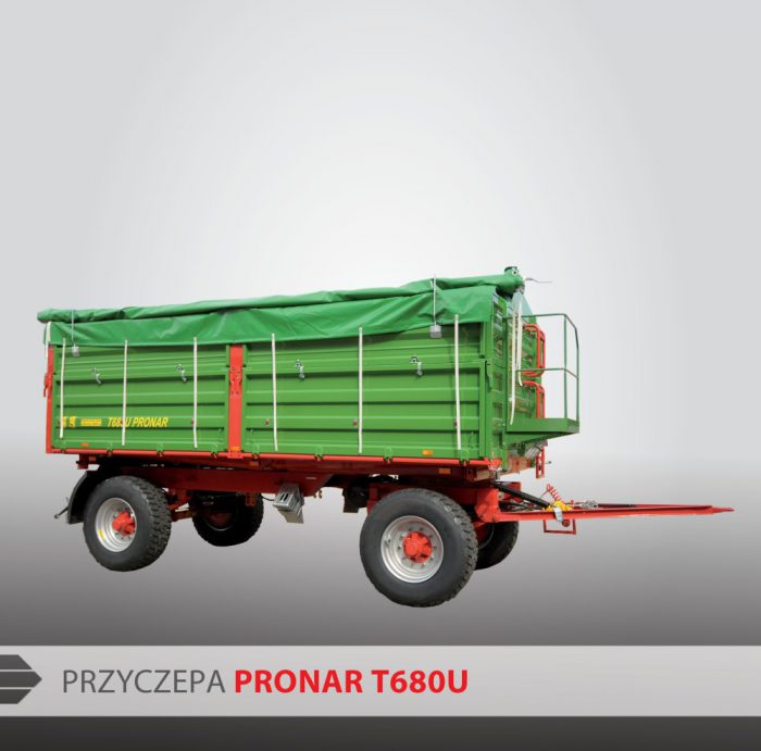 Przyczepa rolnicza dwuosiowa PRONAR T680 T680H T680P T680U