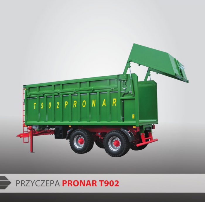 Przyczepa z przesuwaną ścianą PRONAR T902
