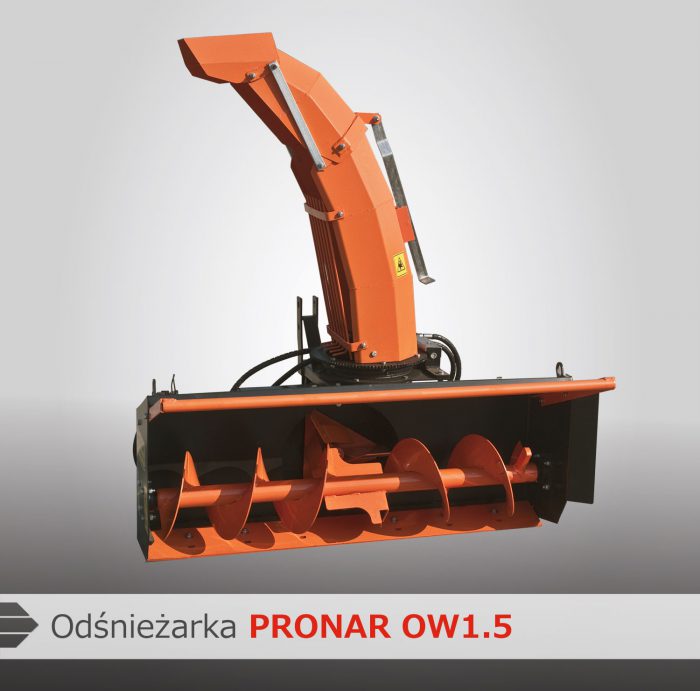 Odśnieżarka PRONAR OW1.5/OW2.1/OW2.4/OFW2.6