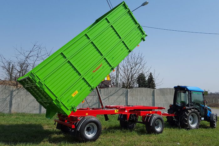 Przyczepa Rolnicza Dwuosiowa Wodziński WTP4208